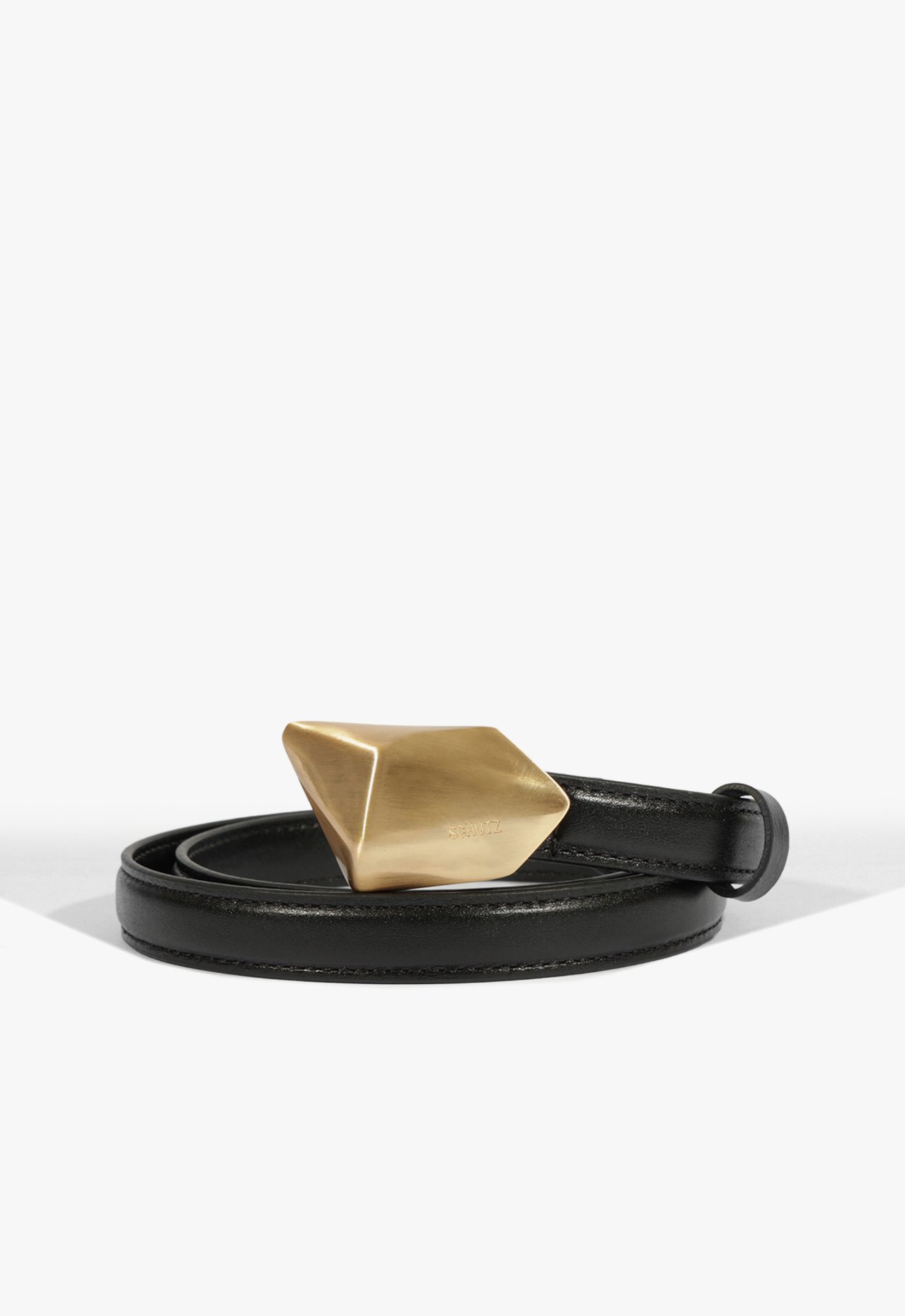 Cinto Bubble Couro Preto | Schutz