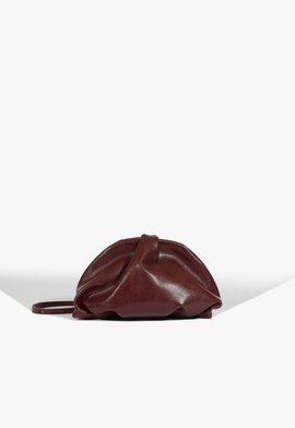 Bolsa Clutch Tiracolo Avril Couro Vinho