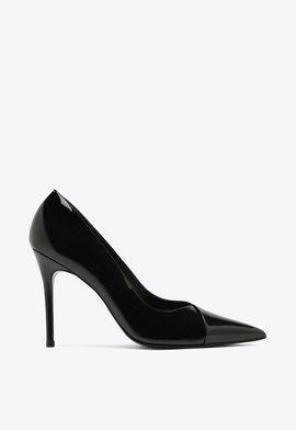 Sapato Scarpin Salto Alto Priscila Verniz Preto