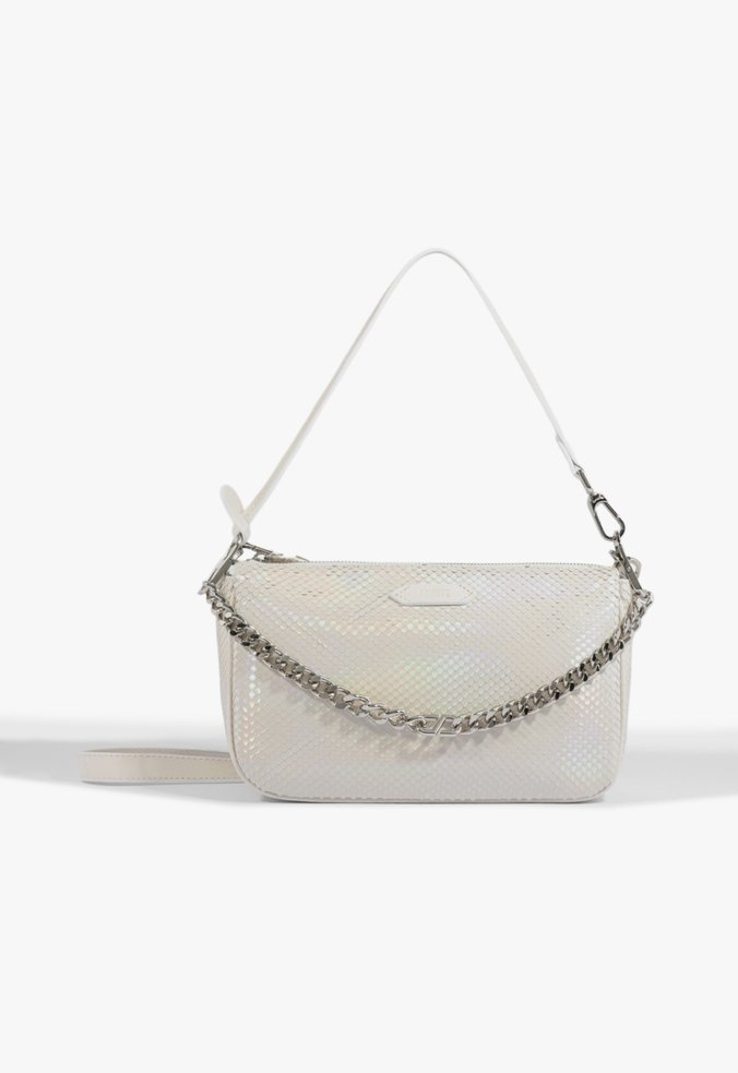 Bolsa Tiracolo Grande Emmy Couro Branca