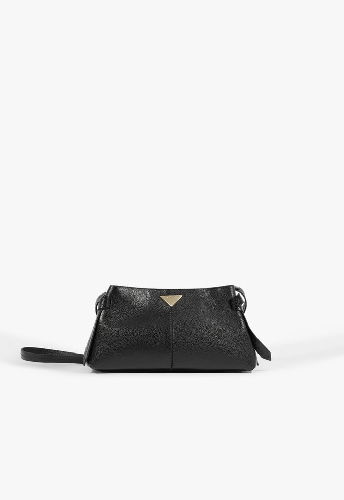 Bolsa Pequena Gilian Couro Preta