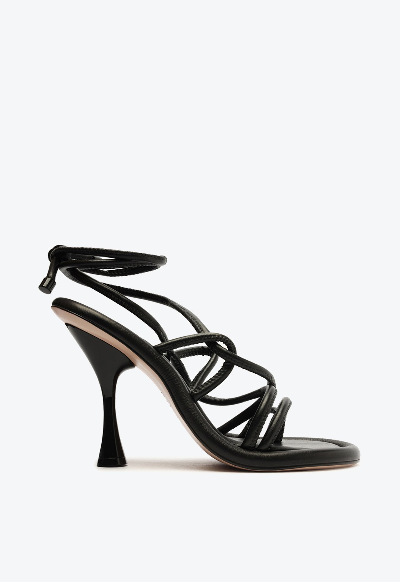 Sandália Salto Entrelaçada Preta | Schutz