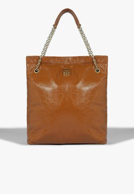Bolsa Shoulder Hoover Couro Marrom