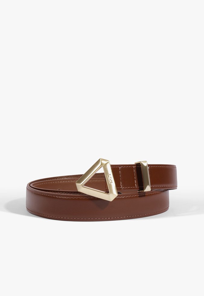 Cinto Bold Triangle Marrom