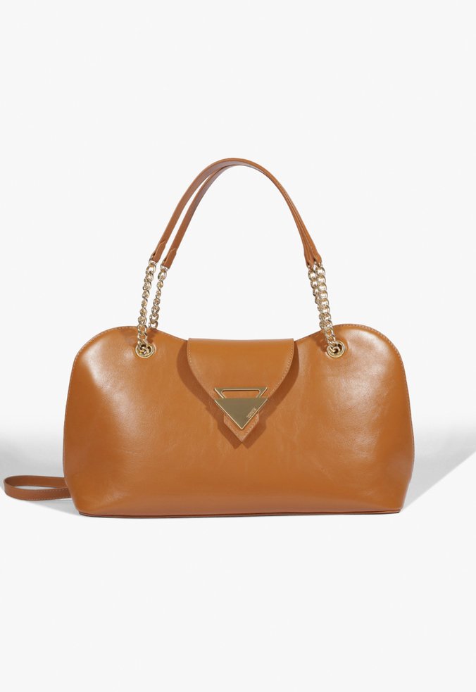 Bolsa Tote Siena Grande Couro Marrom