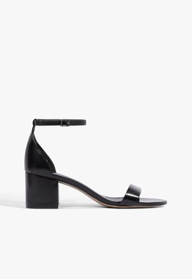 Sandália Enida Couro Preto