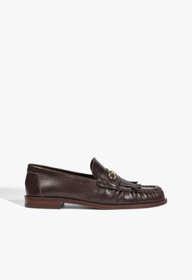 Mocassim Mocashop Couro Marrom Escuro