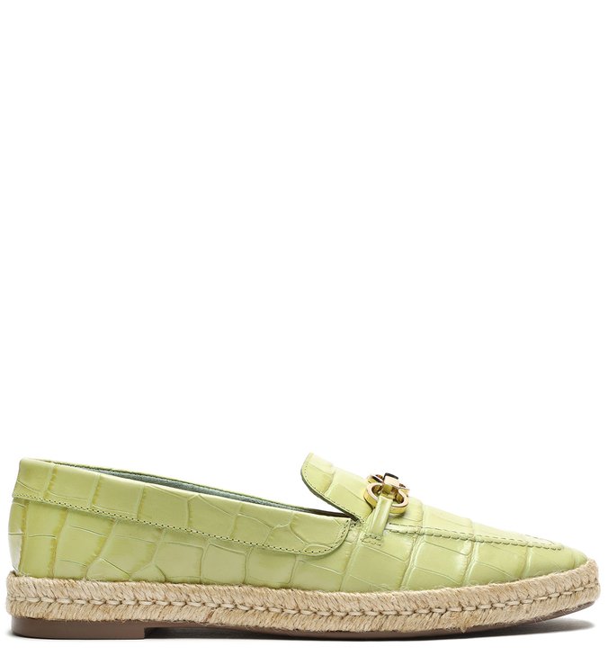 Mocassim Croco Corda Green
