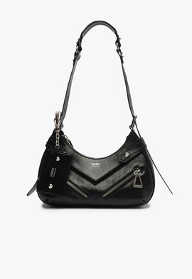 Bolsa Média Suri Couro Preta