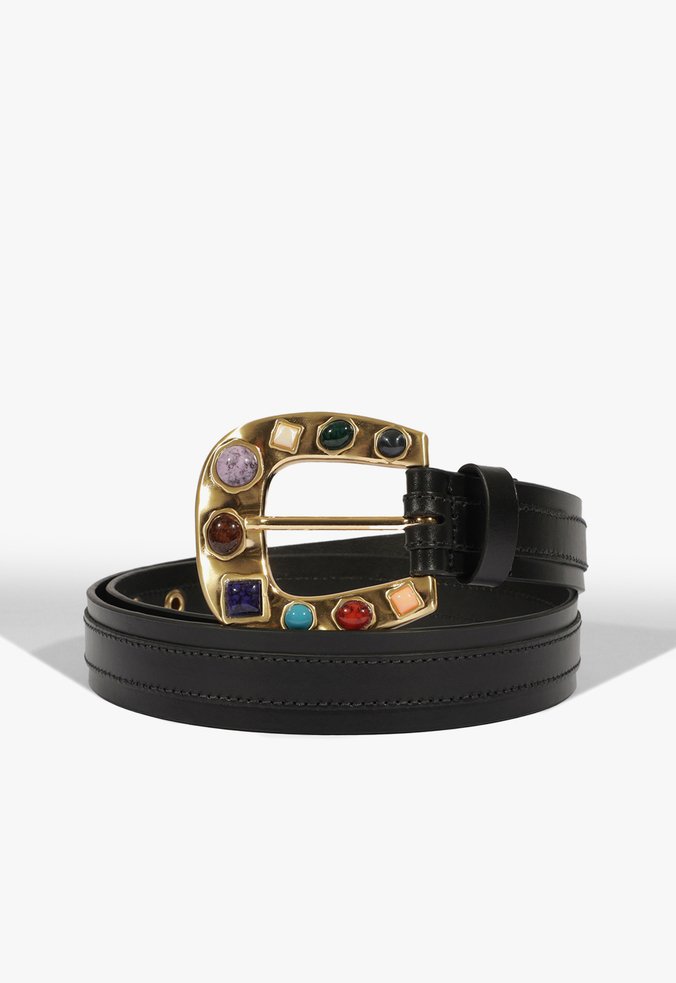 Cinto Sable Couro Preto