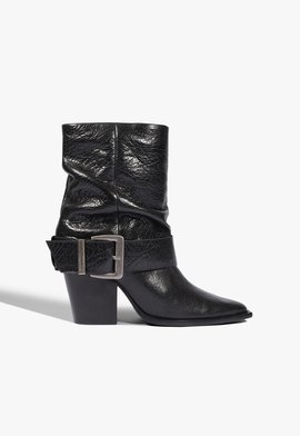 Bota Parker Couro Preta