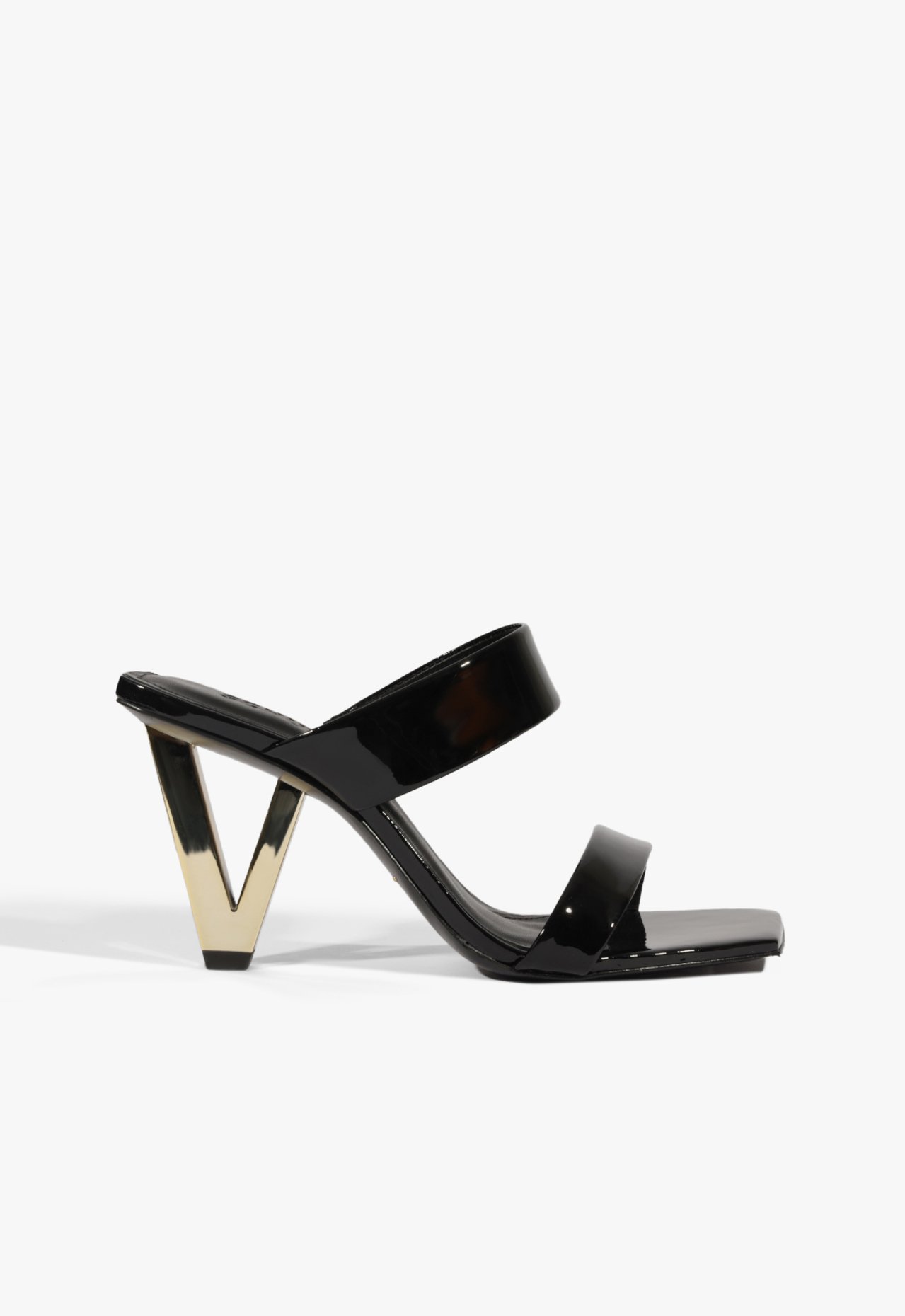 Sandália Mule Elara Couro Preta | Schutz