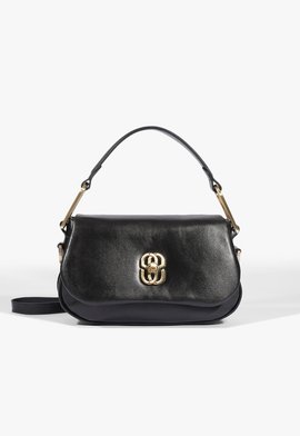 Bolsa Tiracolo Couro Preta