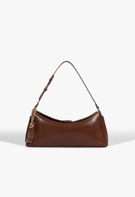 Bolsa Tiracolo Zoe Média Couro Marrom