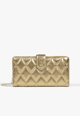 Bolsa tiracolo couro Dourado