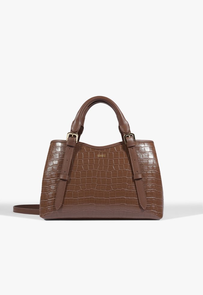 Bolsa Tote Aura Média Marrom