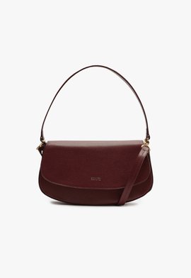 Bolsa Tiracolo Média Baguette Esther Couro Vinho