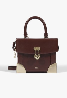 Bolsa Vanity Média Couro Vermelha