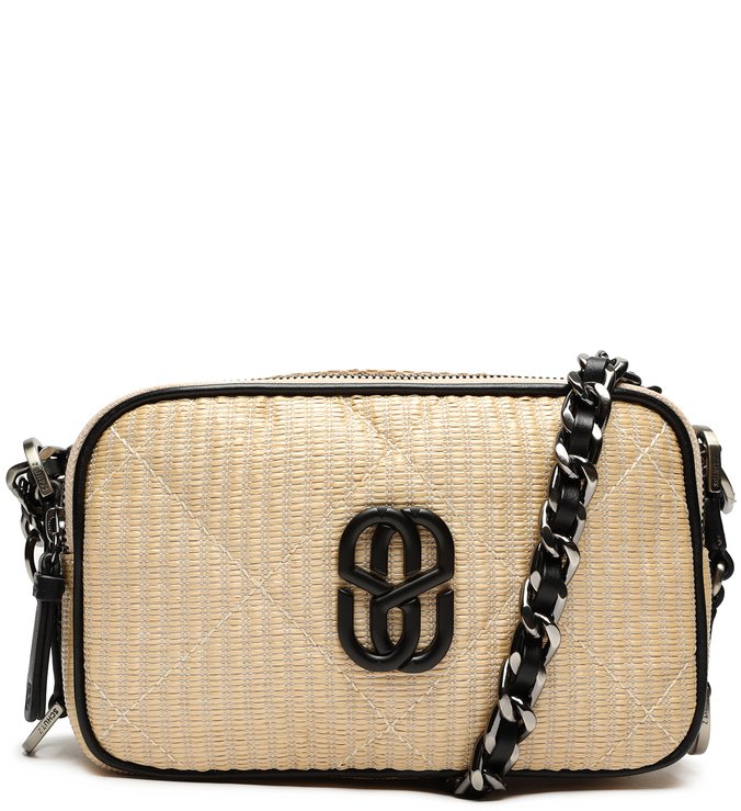 Bolsa Tiracolo Precious Ráfia Natural Bolsa Tiracolo Precious Ráfia Natural