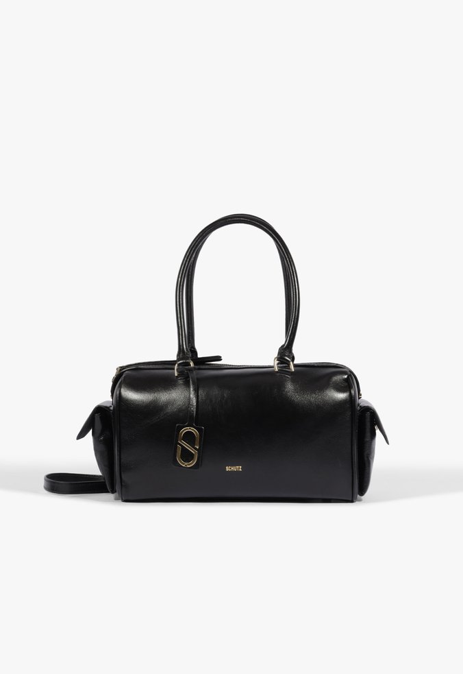 Bolsa Bowling Tay Média Couro Preto
