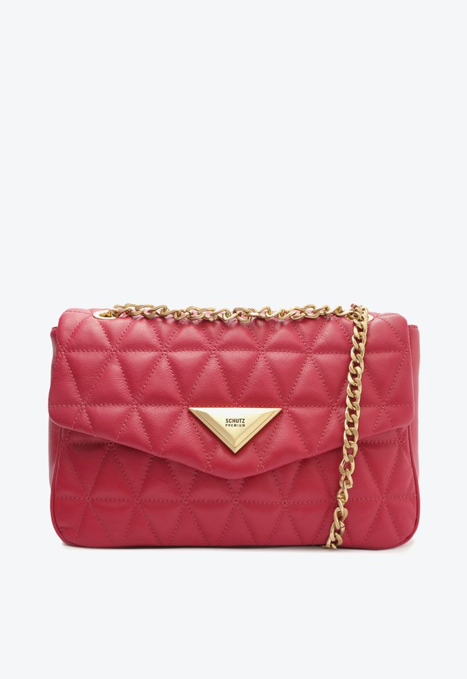 Bolsa Grande Tiracolo 944 Matelassê Rosa
