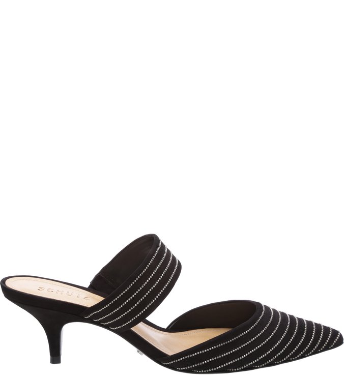 Mule Pointy Toe Black