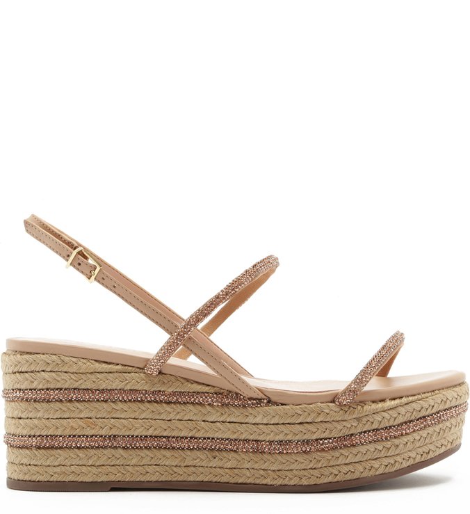 Sandália Flatform Natural Neutral