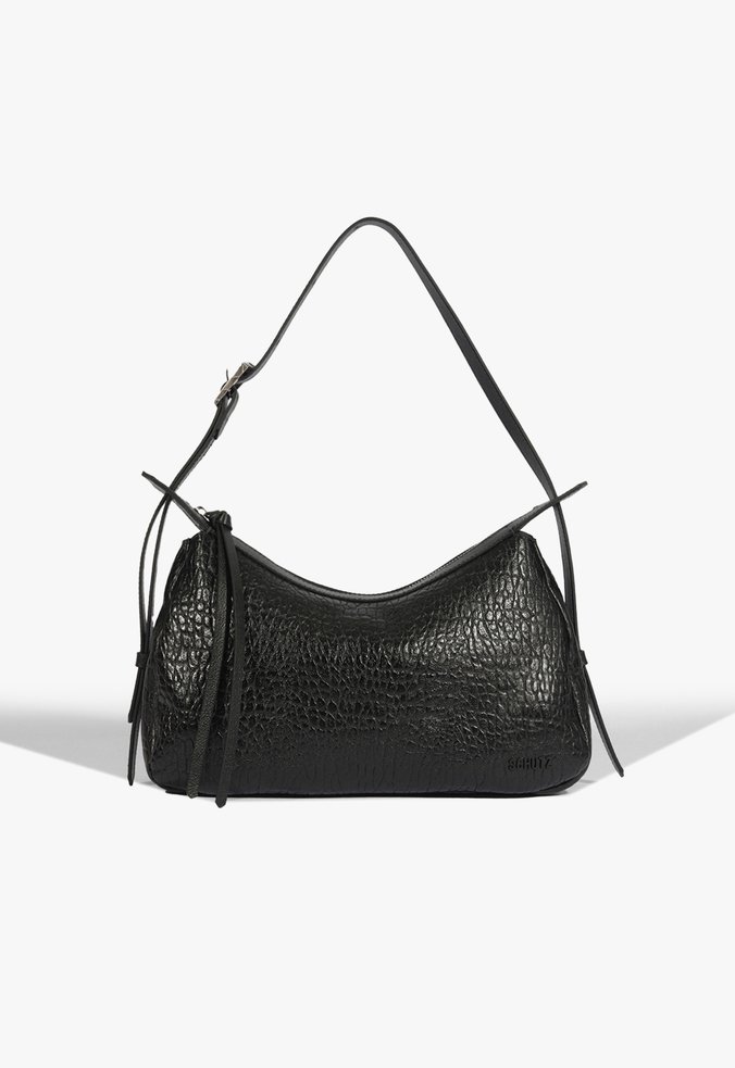 Bolsa Hobo Snooze Couro Preta