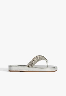 Chinelo Papete Prata