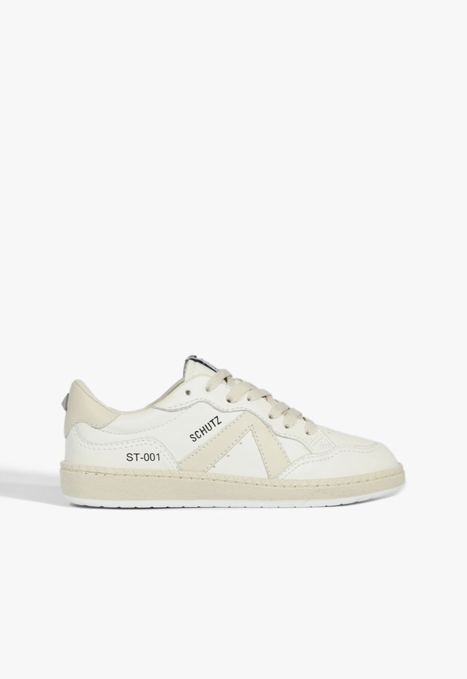 Tênis Schutz ST 001 Couro Branco Bege