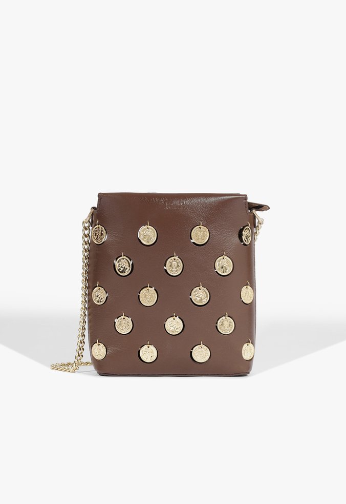 Bolsa Tiracolo Luma Couro Marrom