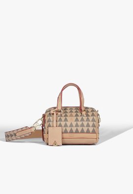 Bolsa Bowling Pequena Triangle Nude