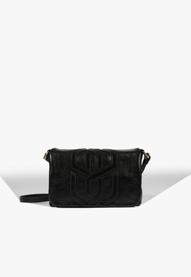 Bolsa Tiracolo Maddison Pequena Couro Preta