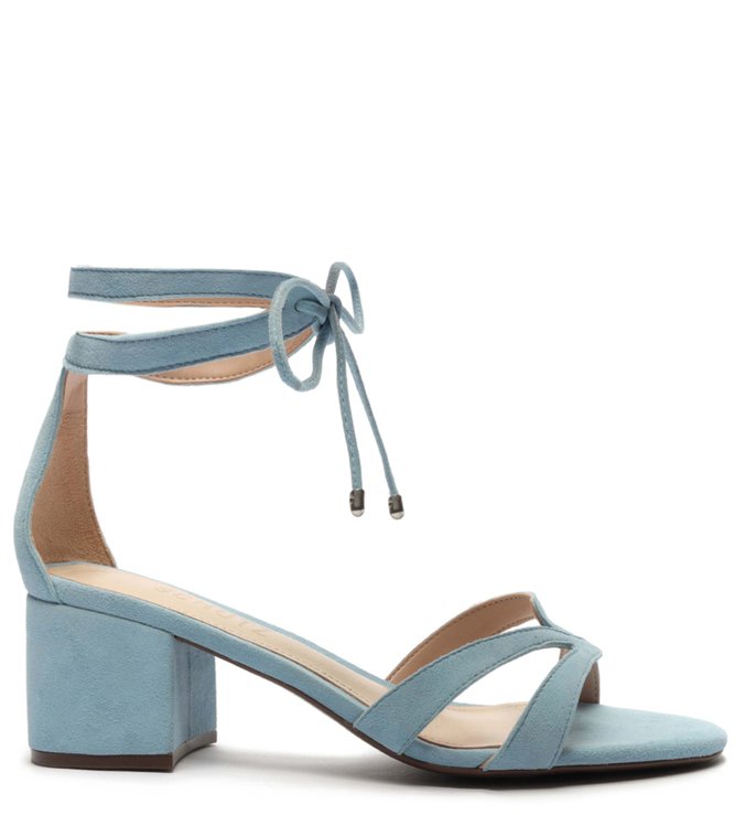 Sandália Block Heel Minimal Pop Blue