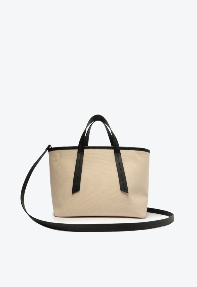 Bolsa Mini Tote Lanna Lona Cru | Schutz