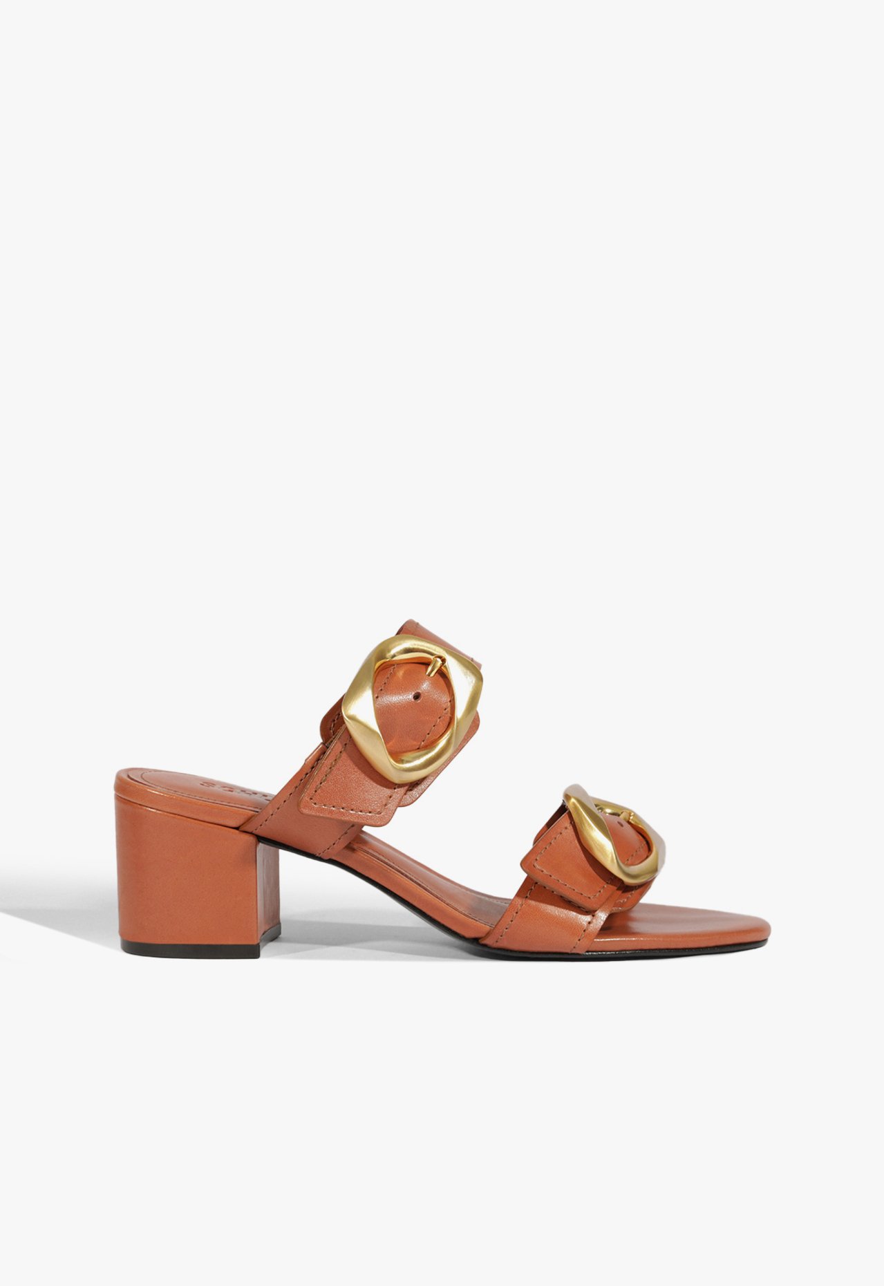 Tamanco Olga Couro Marrom | Schutz