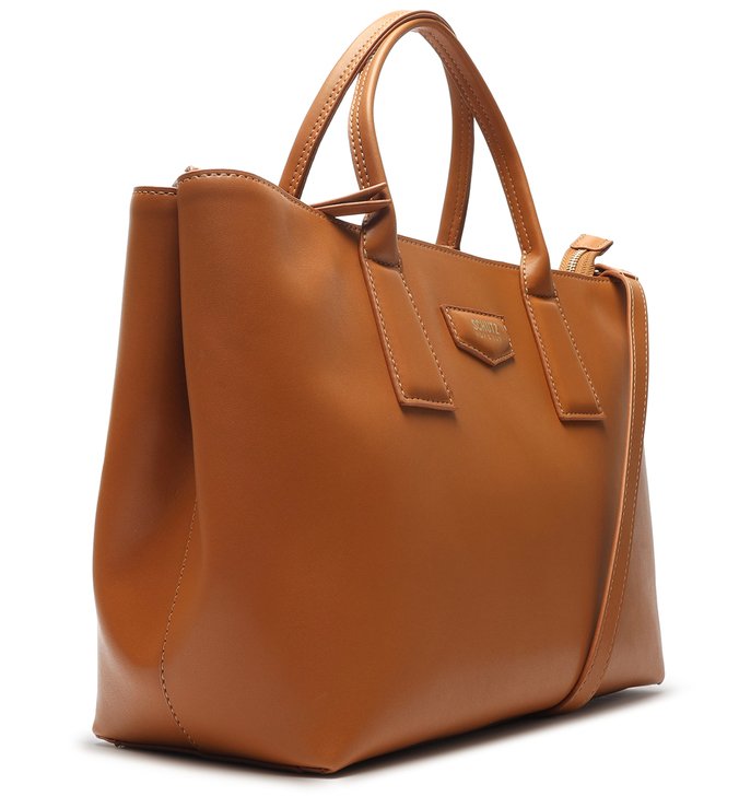 Bolsa Tote Média Dana Caramelo Bolsa Tote Média Dana Caramelo