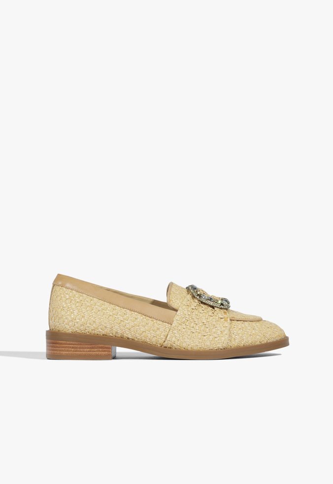 Mocassim tramado Nude