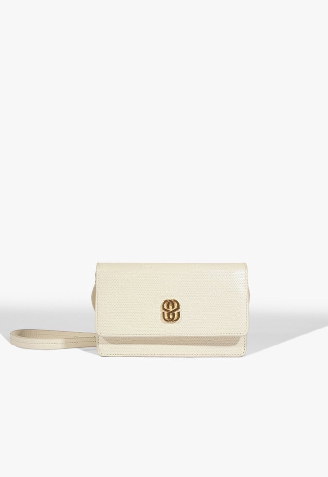 Bolsa Tiracolo Tess Couro Branca