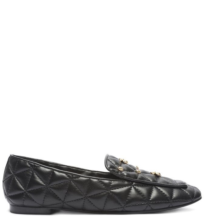 Mocassim Matelassê Tachas Preto