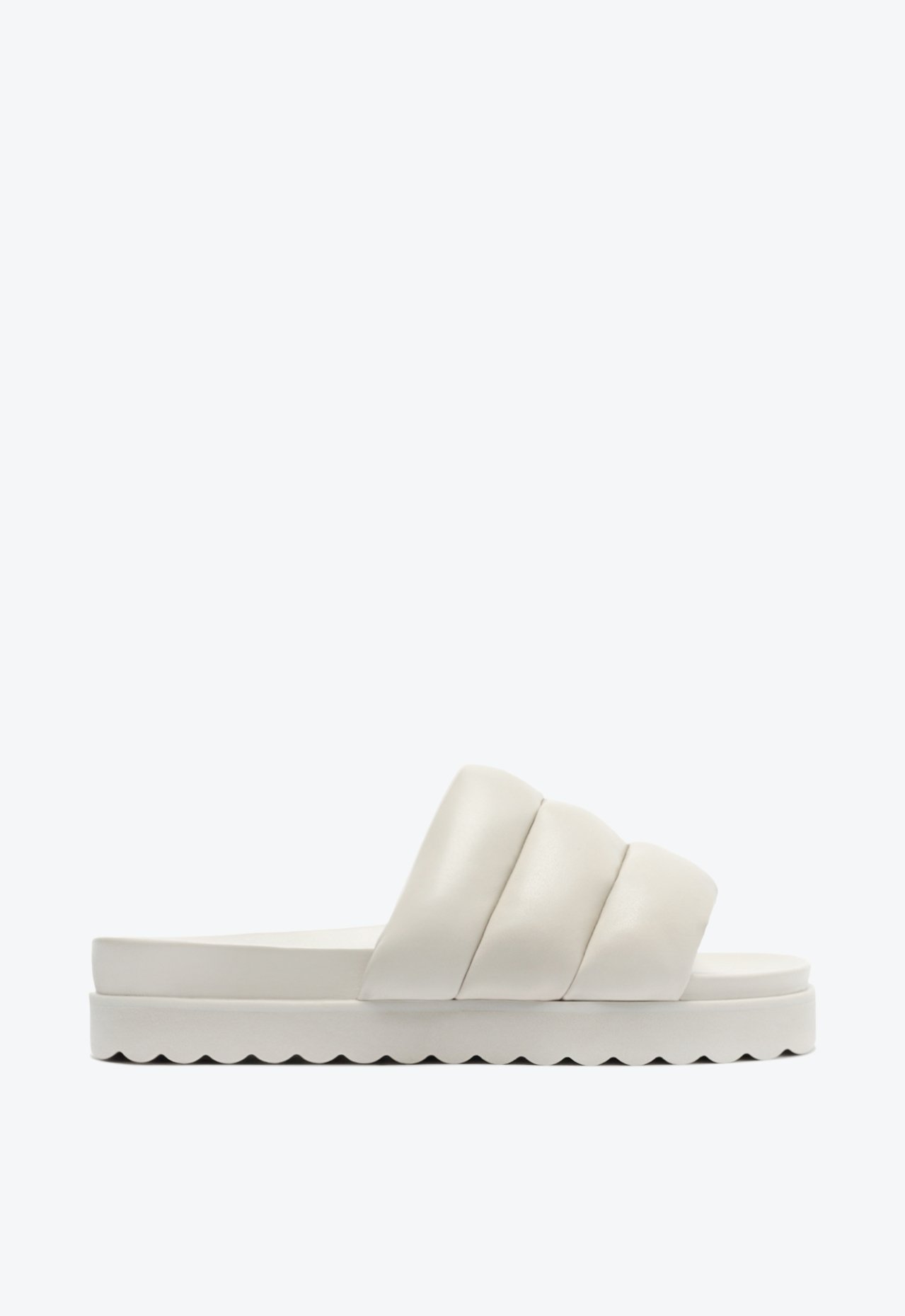 Papete Slide Flatform Maisha Off White | Schutz