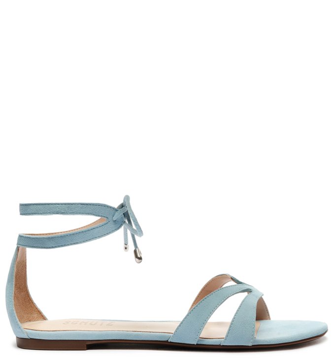 Sandália Rasteira Minimal Pop Blue