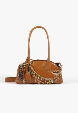 Bolsa Broadway Shoulder Média Couro Marrom