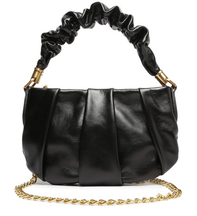 Bolsa Tiracolo Lorena Soft Couro Preta Bolsa Tiracolo Lorena Soft Couro Preta