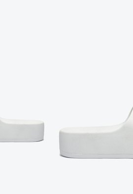 Sandália Flatform Jellys Plástico Branca
