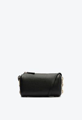 Bolsa Shoulder Baguete June Couro Preta