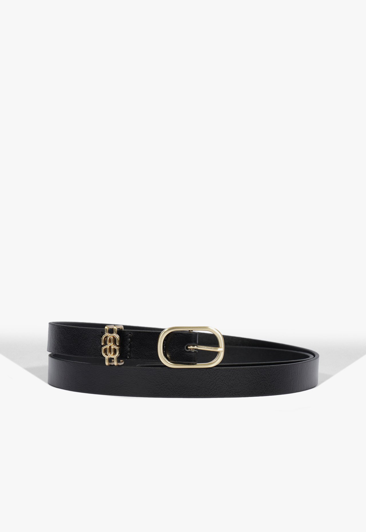 The SS Belt Couro Preto | Schutz