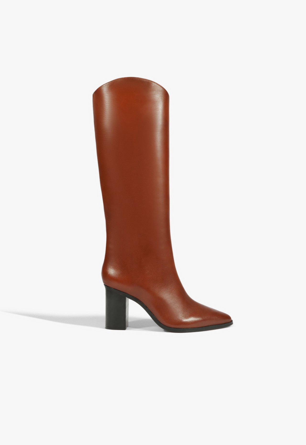 Vista 2 Bota Maryana Salto Bloco Schutz Schutz BR Marrom Schutz BR Marrom