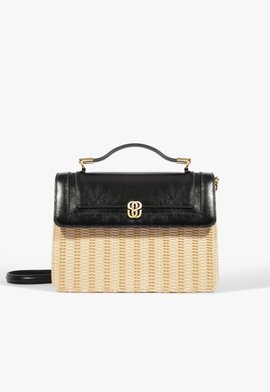 Bolsa Noah Bags Satchel Média Couro Preta