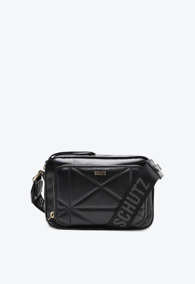 Camera Bag Couro Preta